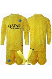 Paris Saint-Germain Keeper Babyklær Tredje Fotballdrakt til barn 2024-25 Lange ermer (+ Korte bukser)